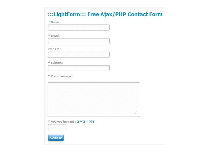contact form html css php free download